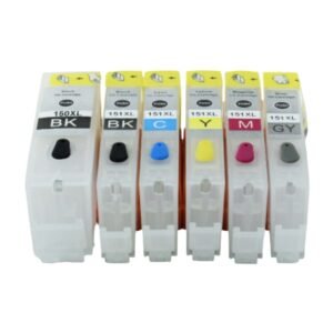 Cartucho Recargable Canon PGI-150/151 de 6 Colores para IP7210, MG7510, MG5610, MG5410