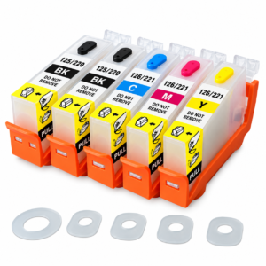 Cartucho Recargable Canon PGI-125/126 para IP5210, 4810, IX6510, MG6111